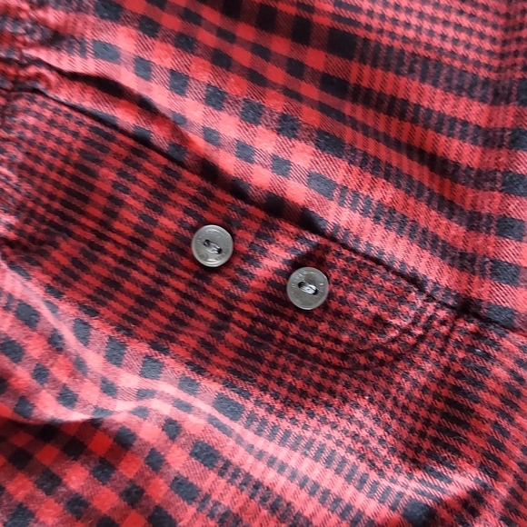 2014 VS "Kiss Me Goodnight" Red & Black Plaid Tank Shorts Sleep Set - Picture 8 of 11